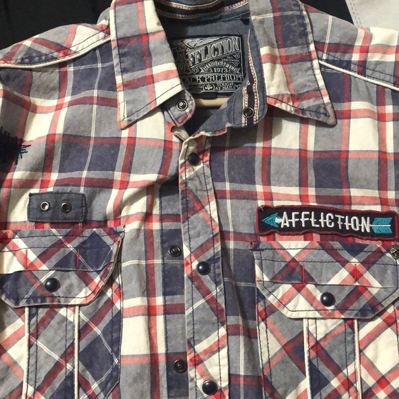COPY - Affliction button down shirt - Picture 4 of 6